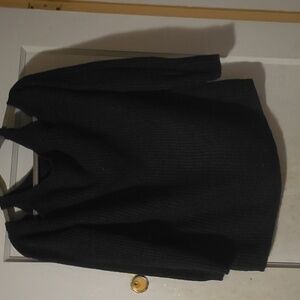 Pink clover off shoulder sweater